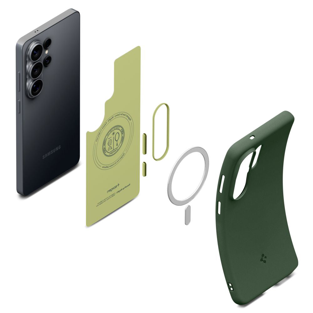 MagSafe cover til Samsung Galaxy S26 Ultra S948, Spigen, Caseology Nano Pop, Grøn ACS11039