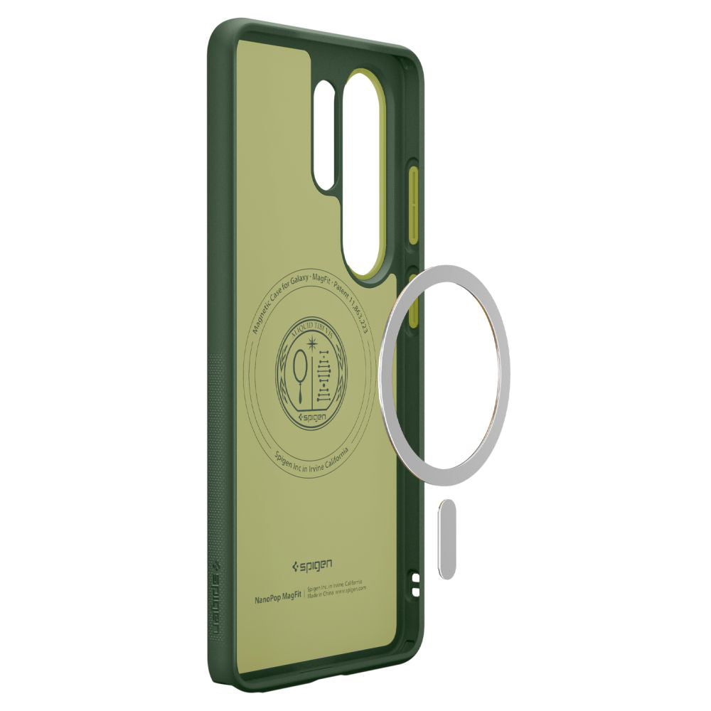 MagSafe cover til Samsung Galaxy S26 Ultra S948, Spigen, Caseology Nano Pop, Grøn ACS11039