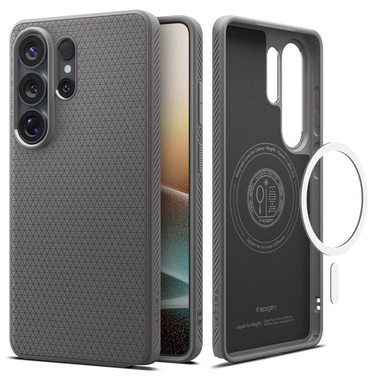MagSafe cover til Samsung Galaxy S26 Ultra S948, Spigen, Liquid Air, Grå ACS10675