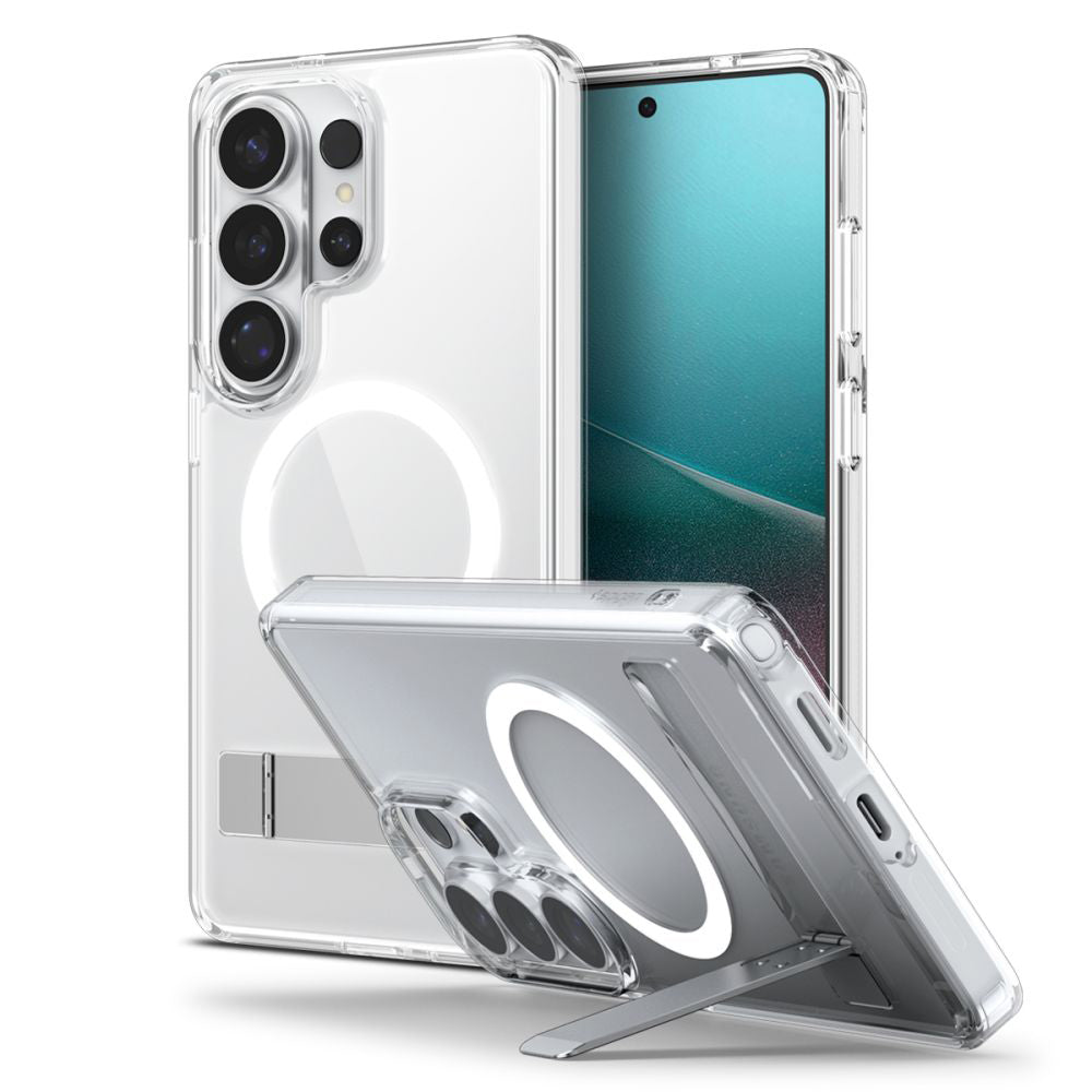MagSafe cover til Samsung Galaxy S26 Ultra S948, Spigen, Ultra Hybrid S, Gennemsigtig Hvid ACS11032
