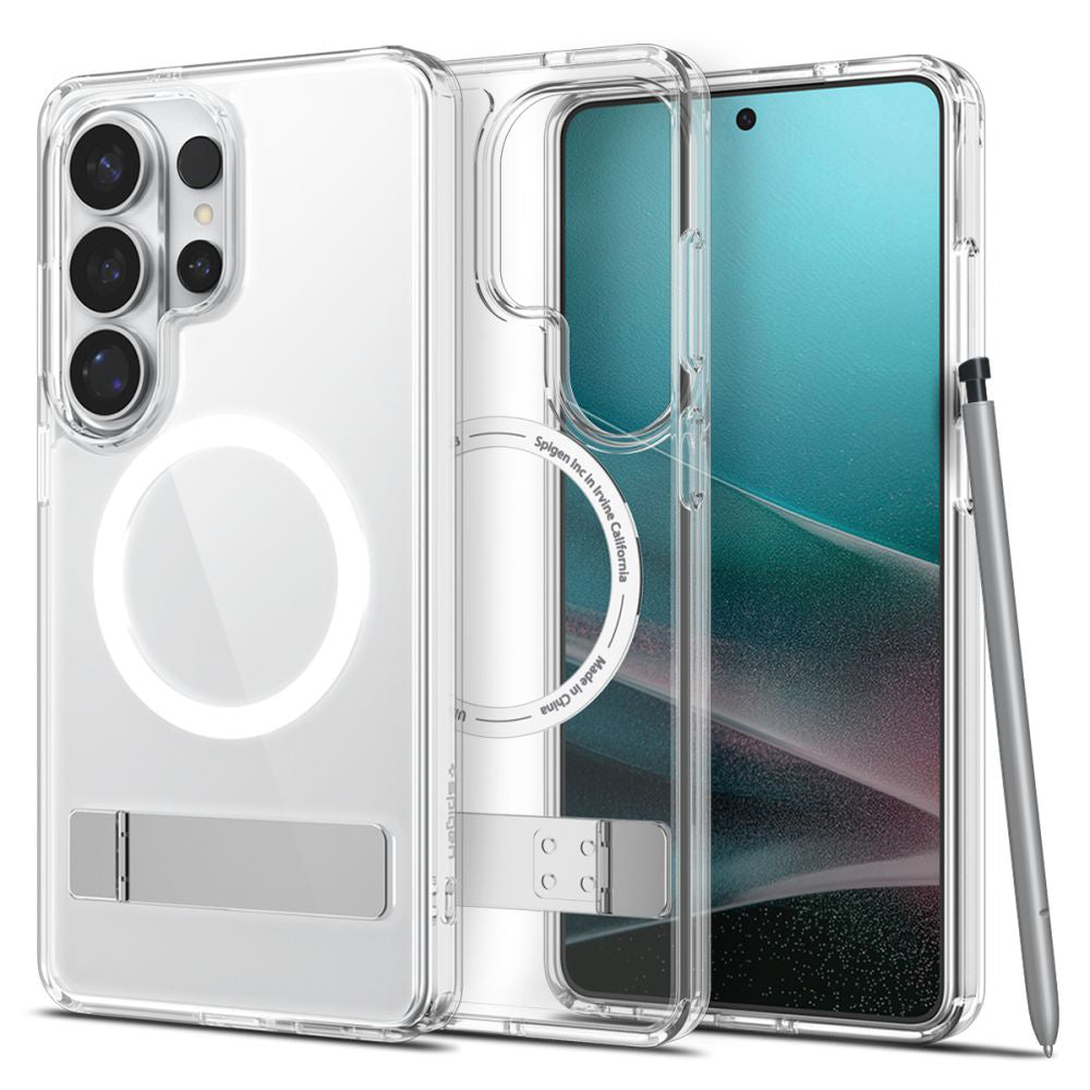 MagSafe cover til Samsung Galaxy S26 Ultra S948, Spigen, Ultra Hybrid S, Gennemsigtig Hvid ACS11032
