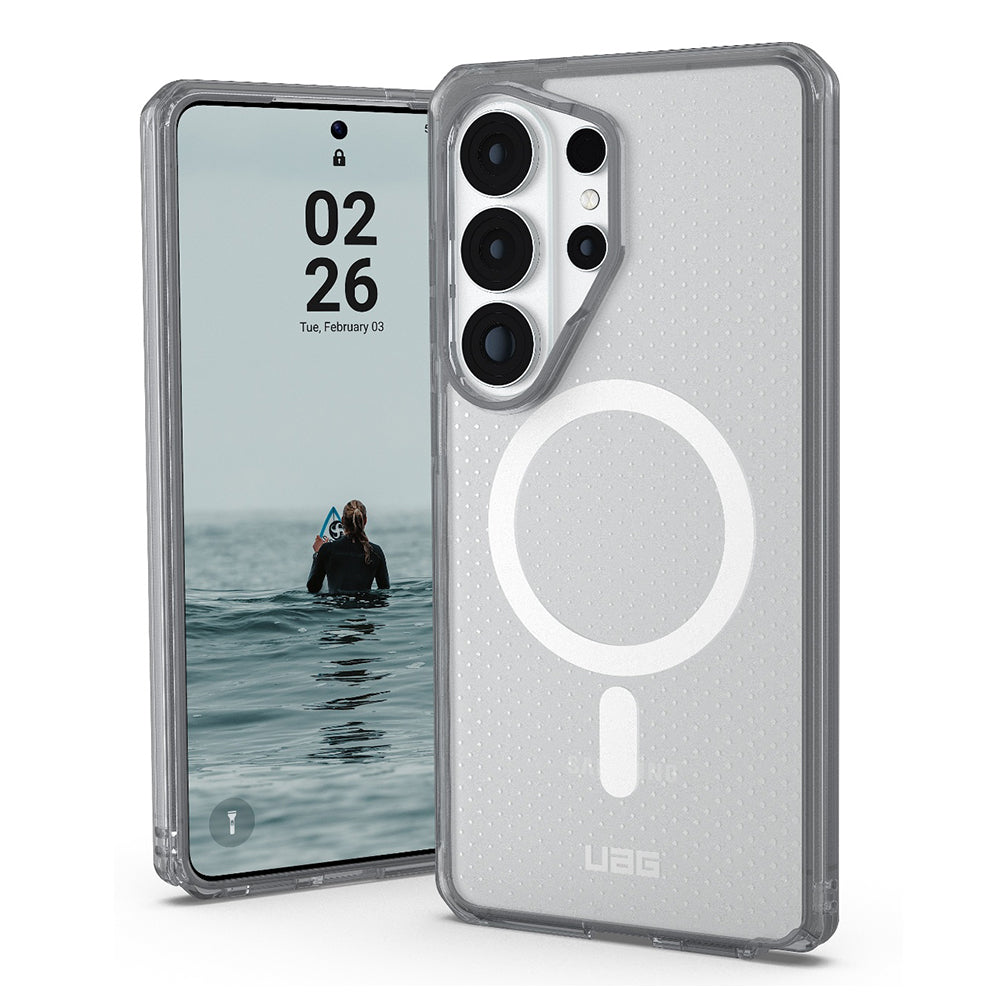 MagSafe-etui til Samsung Galaxy S26 Ultra S948, Urban Armor Gear, Dot, Transparent Grå