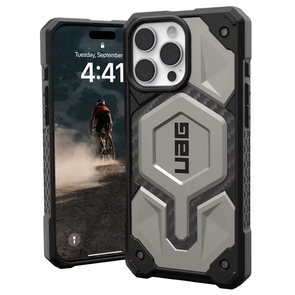 MagSafe-cover til Samsung Galaxy S26 Ultra S948, Urban Armor Gear, Monarch Pro Carbon, grå