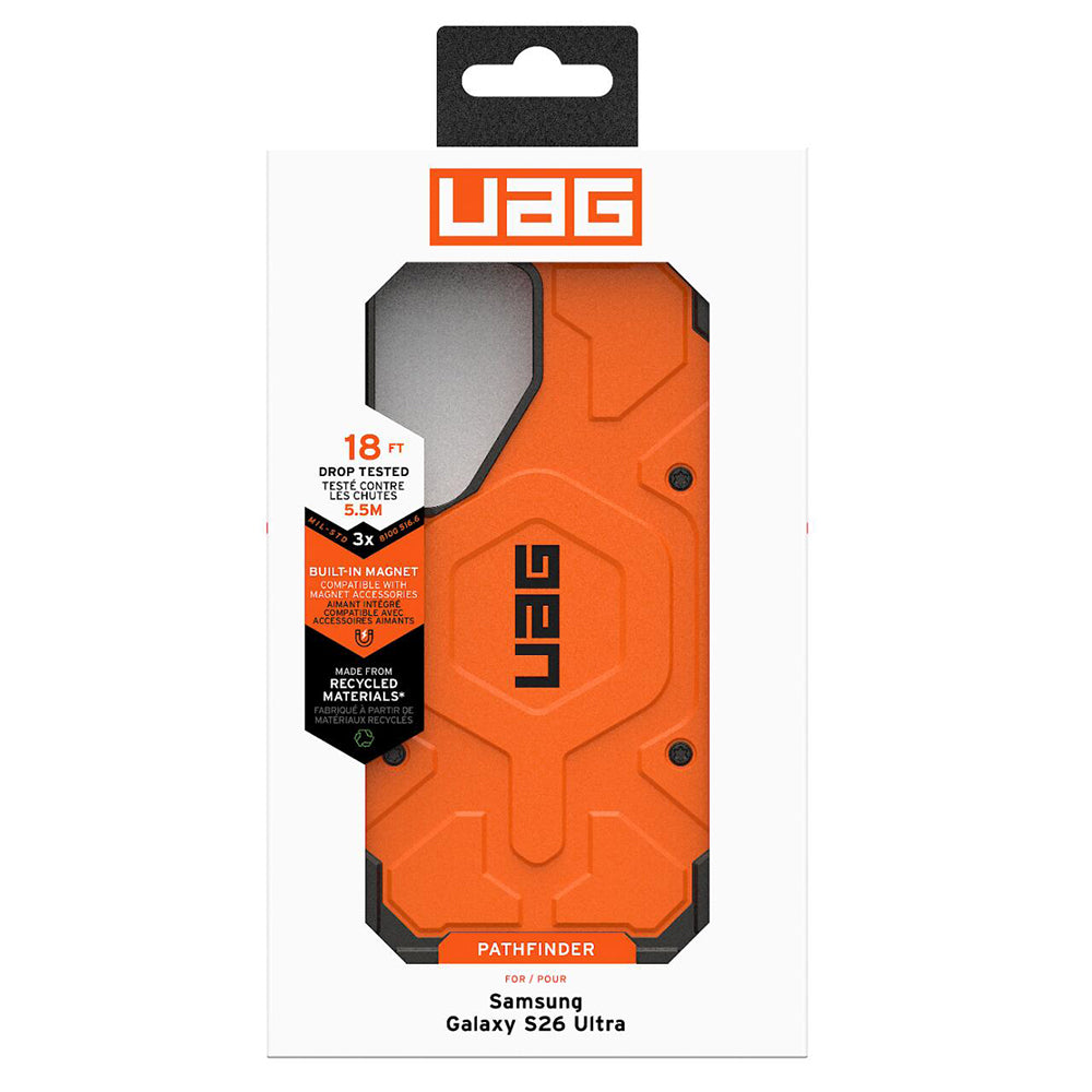 MagSafe-etui til Samsung Galaxy S26 Ultra S948, Urban Armor Gear, Pathfinder, Orange