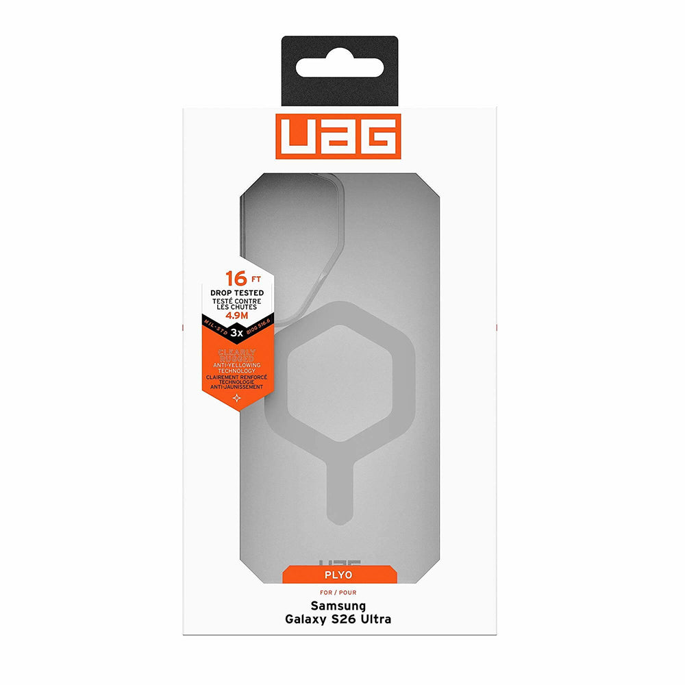 MagSafe-etui til Samsung Galaxy S26 Ultra S948, Urban Armor Gear, Plyo, Transparent