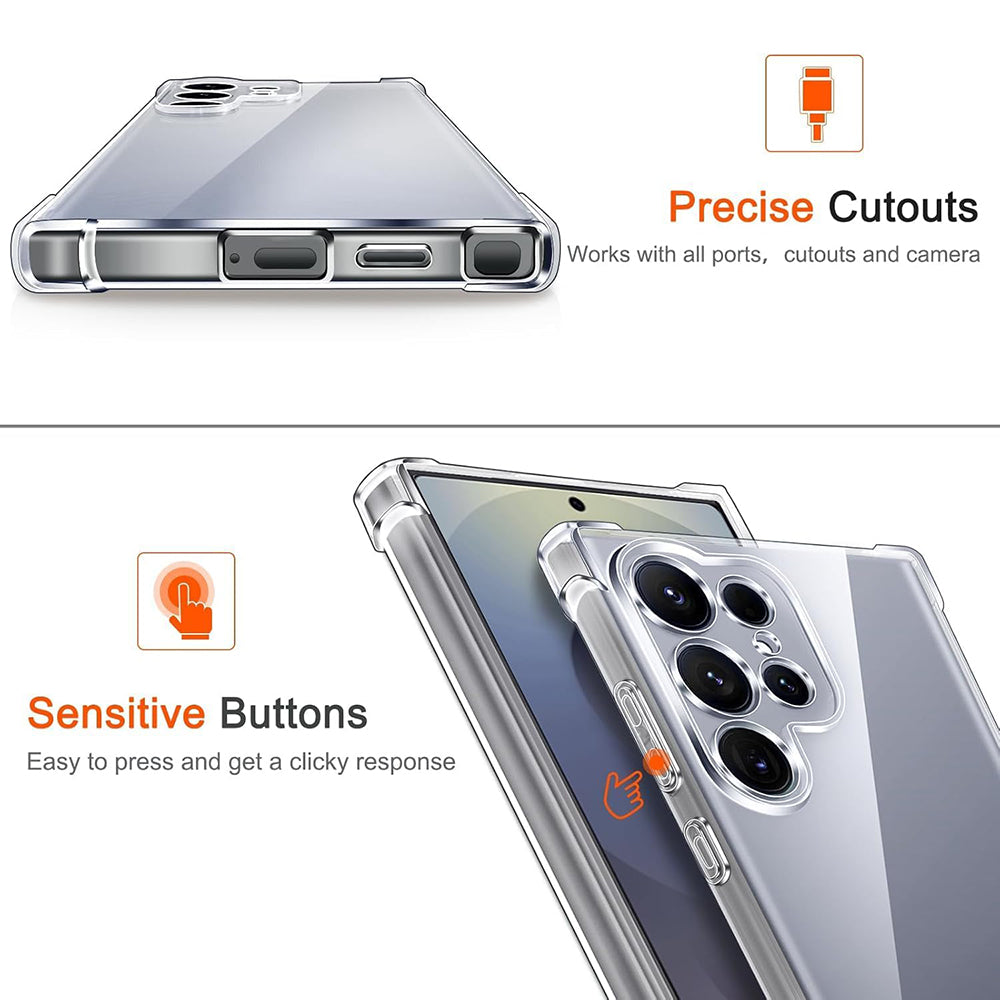 MagSafe cover til Samsung Galaxy S26 Ultra S948, Techsuit, Stødsikker, Gennemsigtig