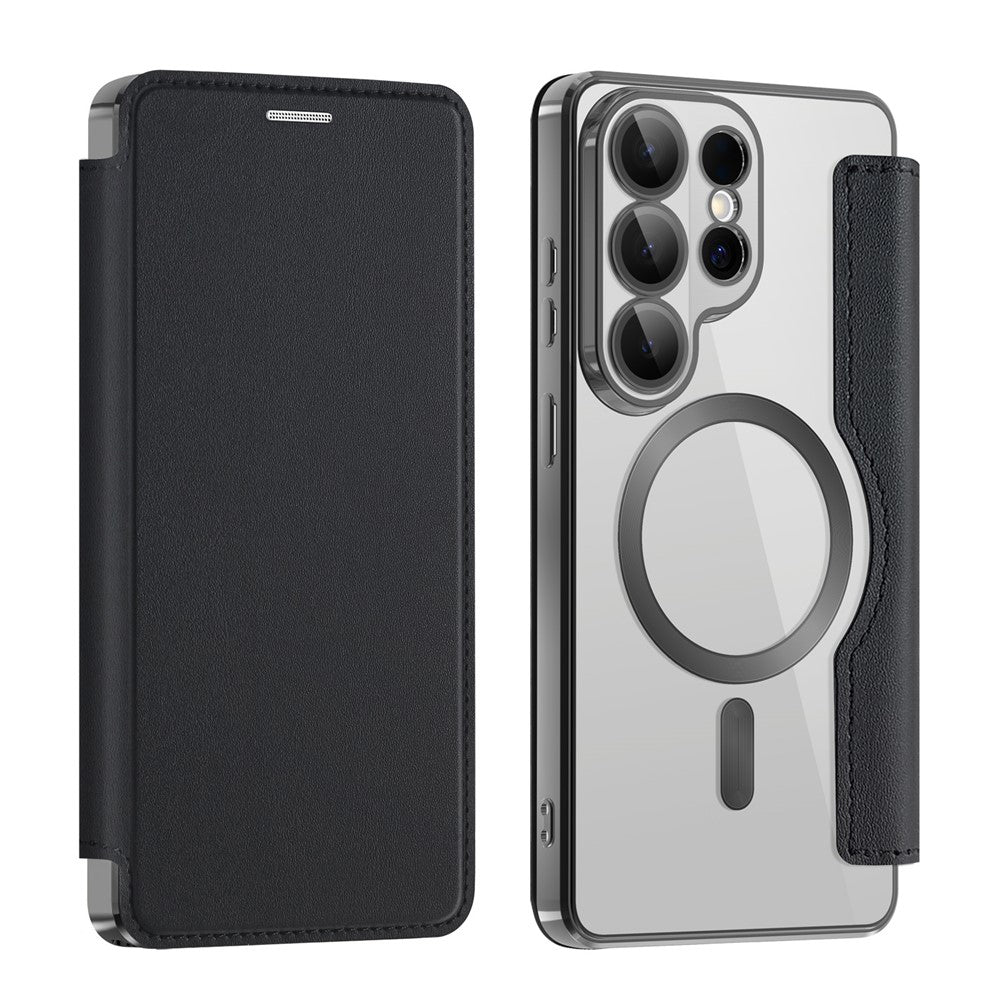 MagSafe cover til Samsung Galaxy S26 Ultra S948, Techsuit, SmartMag Book, Sort