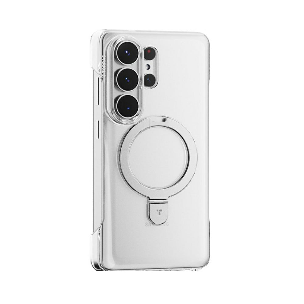 MagSafe cover til Samsung Galaxy S26 Ultra S948, Torras, Ostand Slim, Gennemsigtig