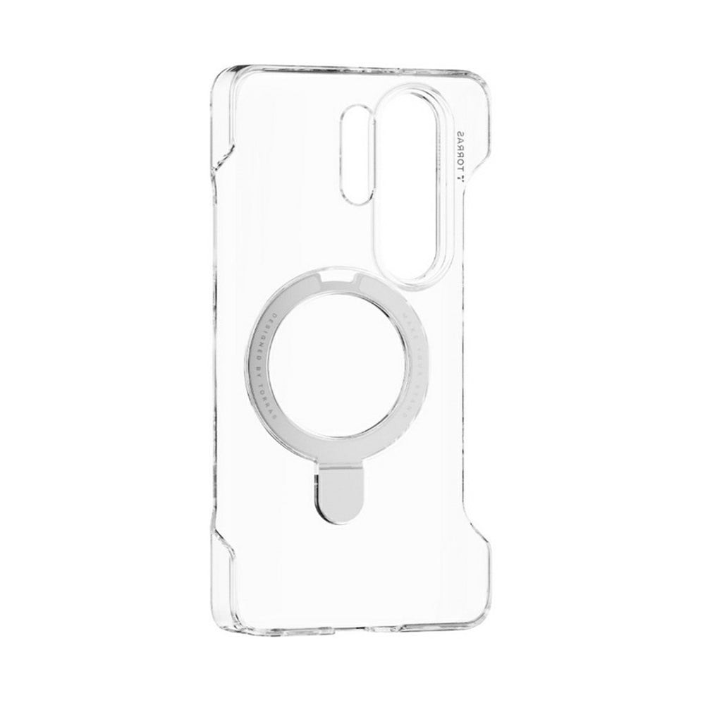 MagSafe cover til Samsung Galaxy S26 Ultra S948, Torras, Ostand Slim, Gennemsigtig