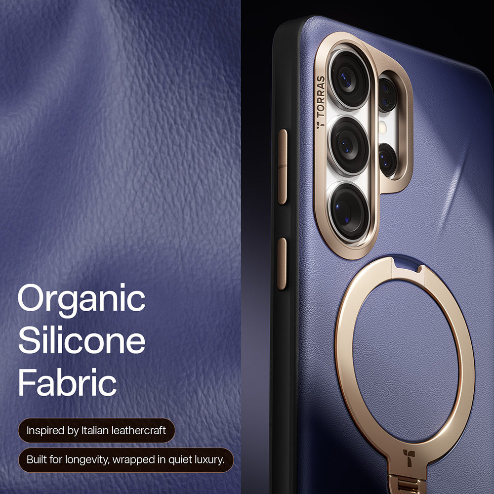 MagSafe cover til Samsung Galaxy S26 Ultra S948, Torras, QPRO Leather, Lilla