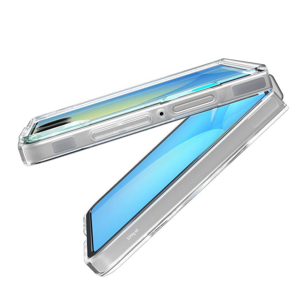MagSafe-etui til Samsung Galaxy Z Flip7 F766, Spigen, Air Skin, Transparent ACS09556