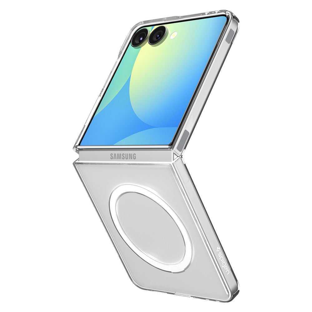 MagSafe-etui til Samsung Galaxy Z Flip7 F766, Spigen, Air Skin, Transparent ACS09556