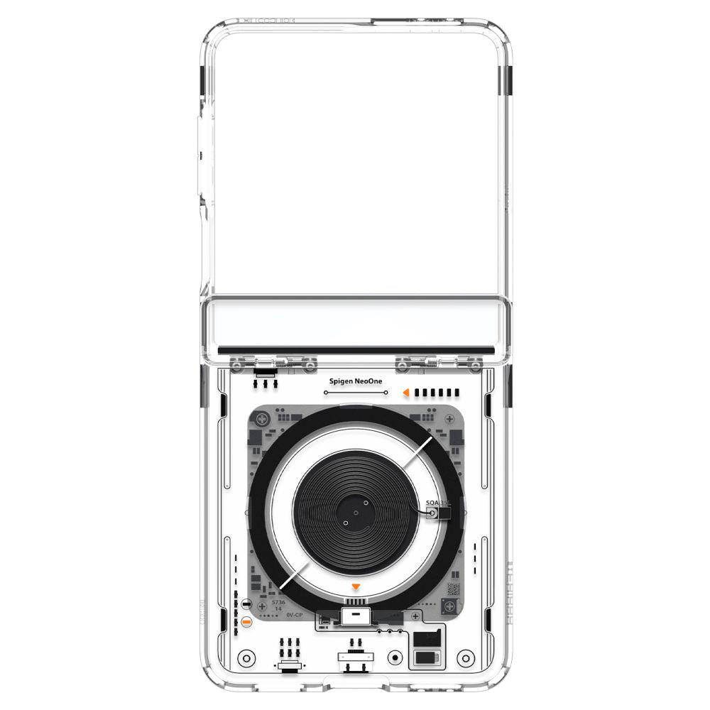 MagSafe cover til Samsung Galaxy Z Flip7 F766, Spigen, Ultra Hybrid Pro Neo One, Transparent ACS09560