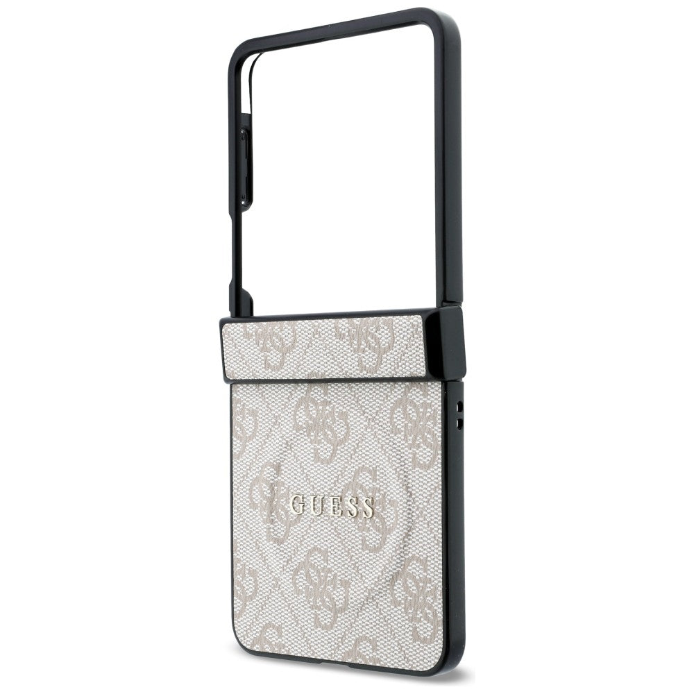 MagSafe-etui til Samsung Galaxy Z Flip8 F776, Guess, 4G Leather Classic, Pink