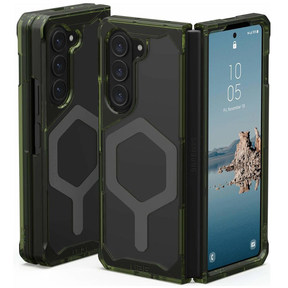 MagSafe-etui til Samsung Galaxy Z Fold5 F946, Urban Armor Gear, Plyo Pro, Grøn Grå