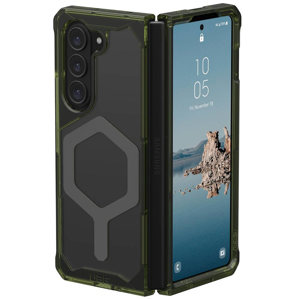 MagSafe-etui til Samsung Galaxy Z Fold5 F946, Urban Armor Gear, Plyo Pro, Grøn Grå