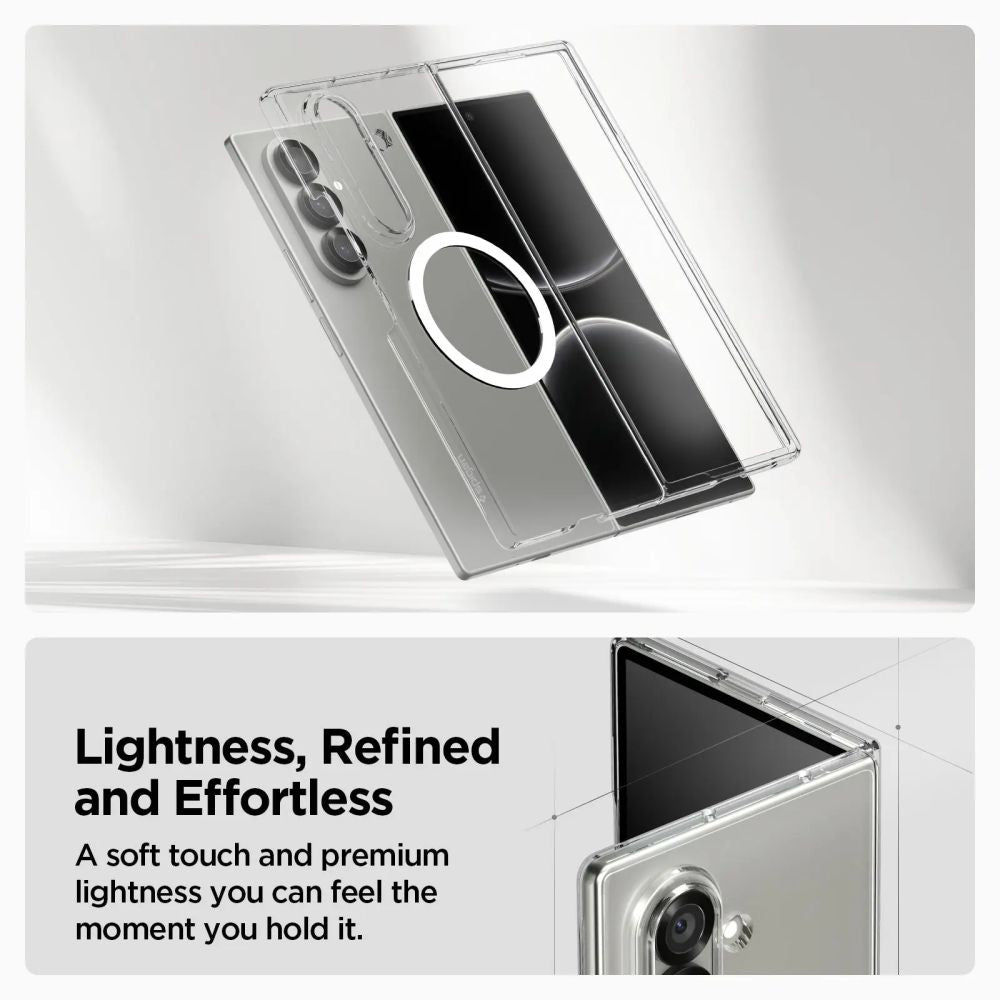 MagSafe cover til Samsung Galaxy Z Fold7 F966, Spigen, Air Skin, Transparent ACS09545