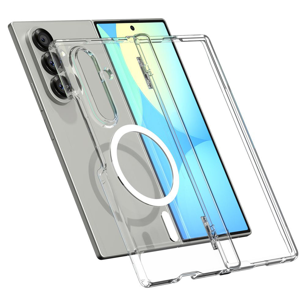 MagSafe cover til Samsung Galaxy Z Fold7 F966, Spigen, Ultra Hybrid Pro, Transparent ACS09546
