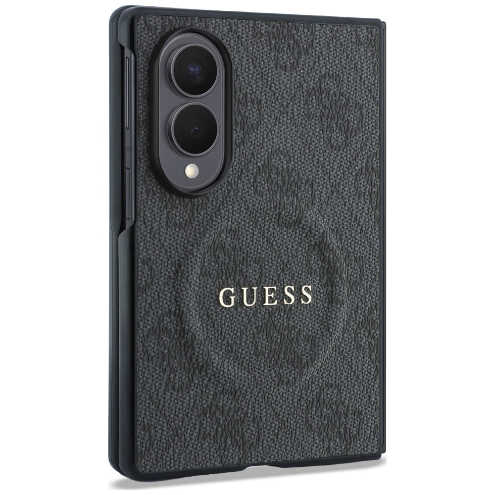MagSafe-etui til Samsung Galaxy Z Fold8 F971, Guess, 4G Leather Classic, Sort