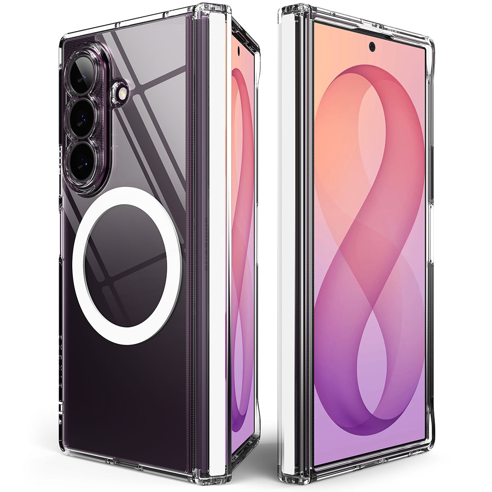 MagSafe-etui til Samsung Galaxy Z Fold8 Ultra F976, Ringke, Fusion Flap, Transparent