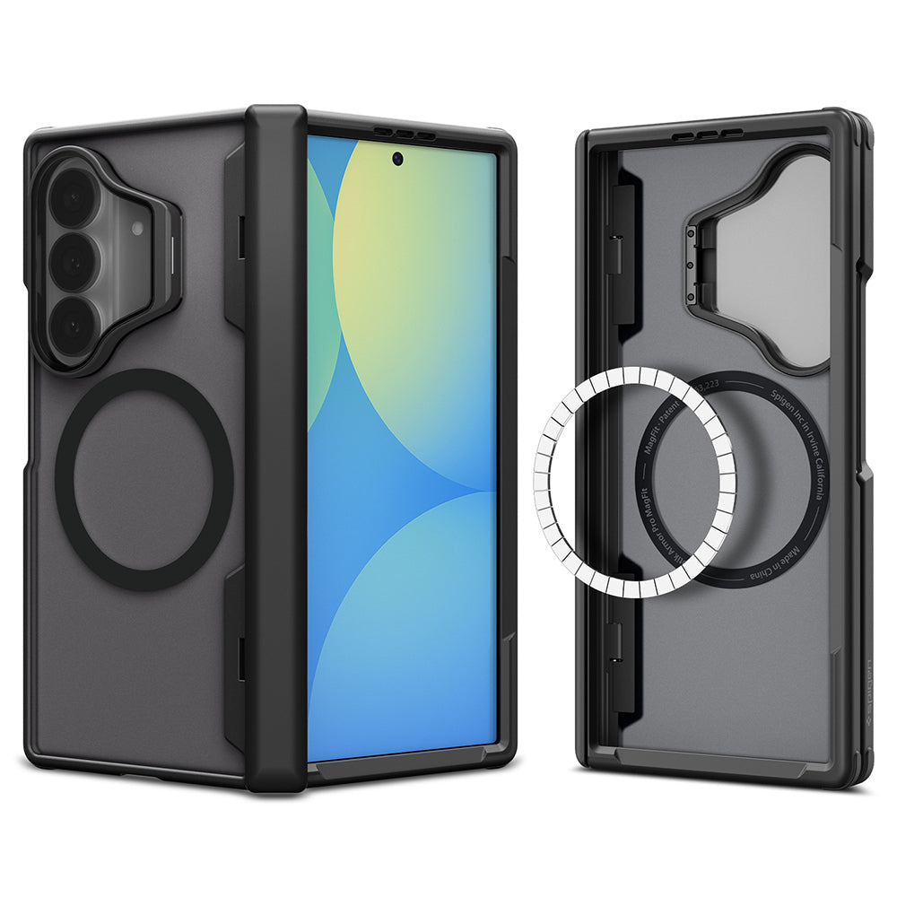 MagSafe-etui til Samsung Galaxy Z Fold8 Ultra F976, Spigen, Optik Armor Pro, Sort ACS11500