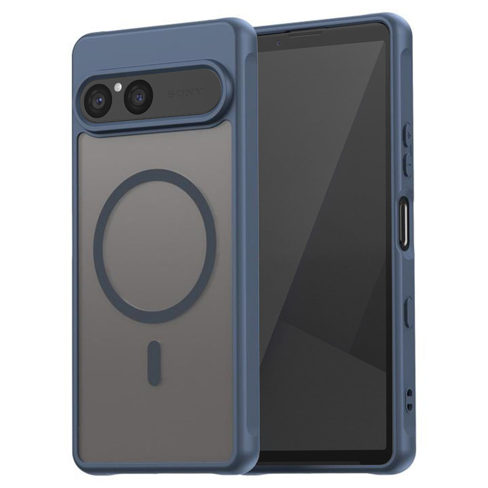 MagSafe cover til Sony Xperia 10 VII, Techsuit, HaloFrost II, Marineblå
