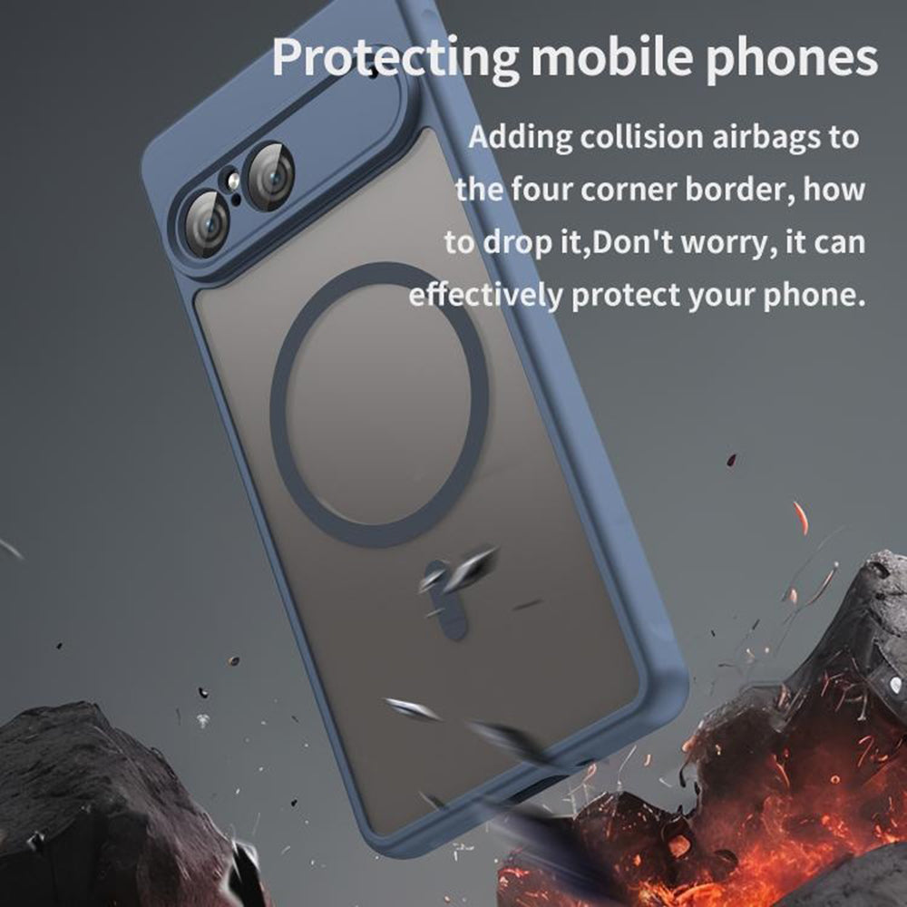 MagSafe cover til Sony Xperia 10 VII, Techsuit, HaloFrost II, Marineblå
