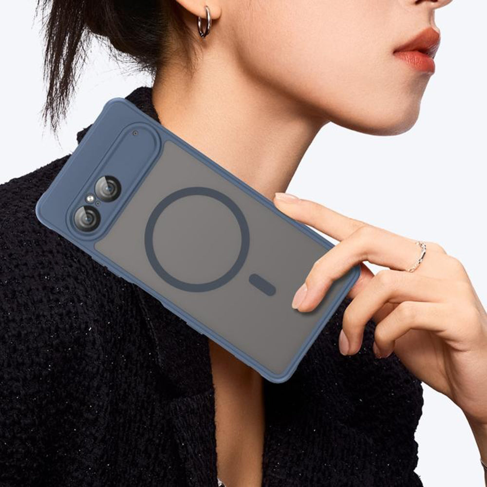 MagSafe cover til Sony Xperia 10 VII, Techsuit, HaloFrost II, Marineblå