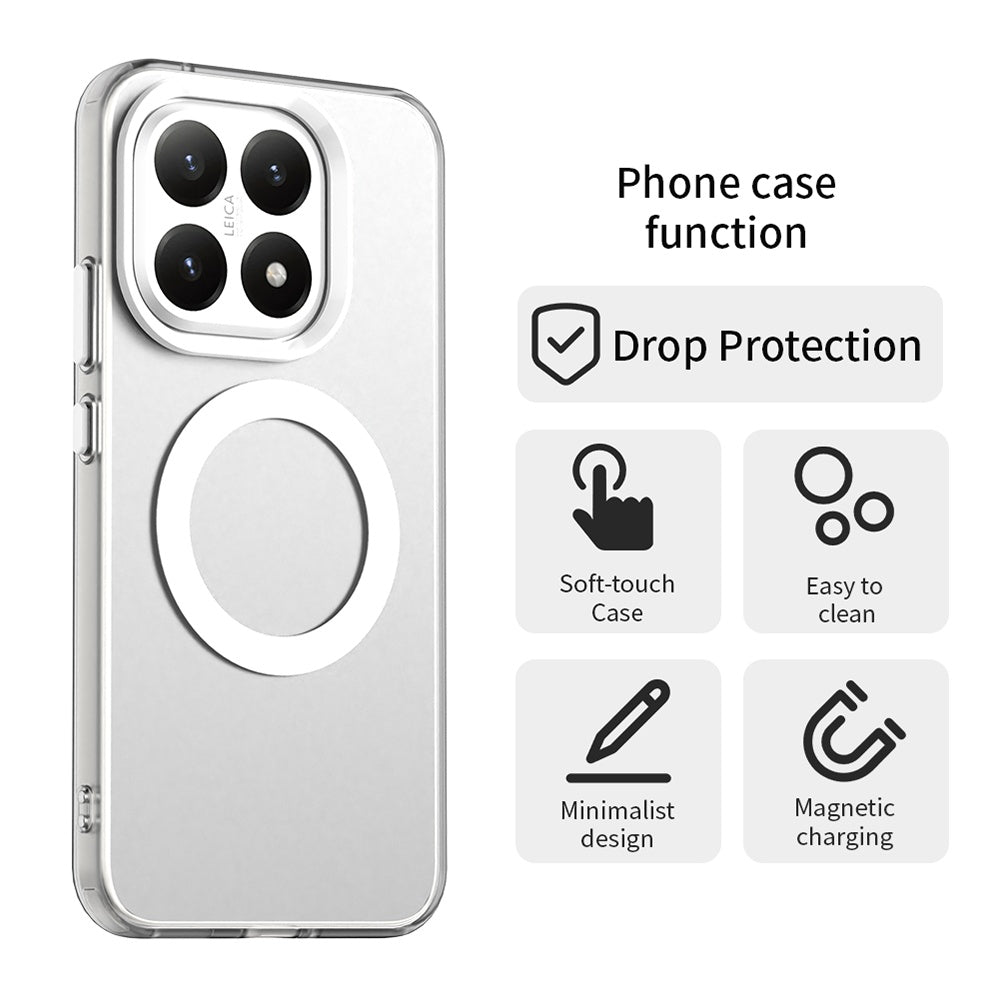 MagSafe cover til Xiaomi 15T, Techsuit, CandyCase, Hvid