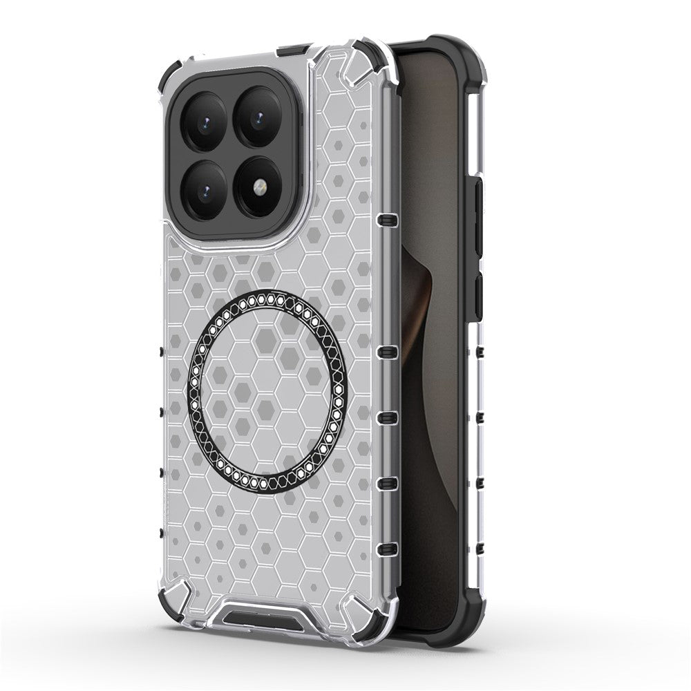 MagSafe cover til Xiaomi 15T, Techsuit, HoneyComb Shield, Hvid