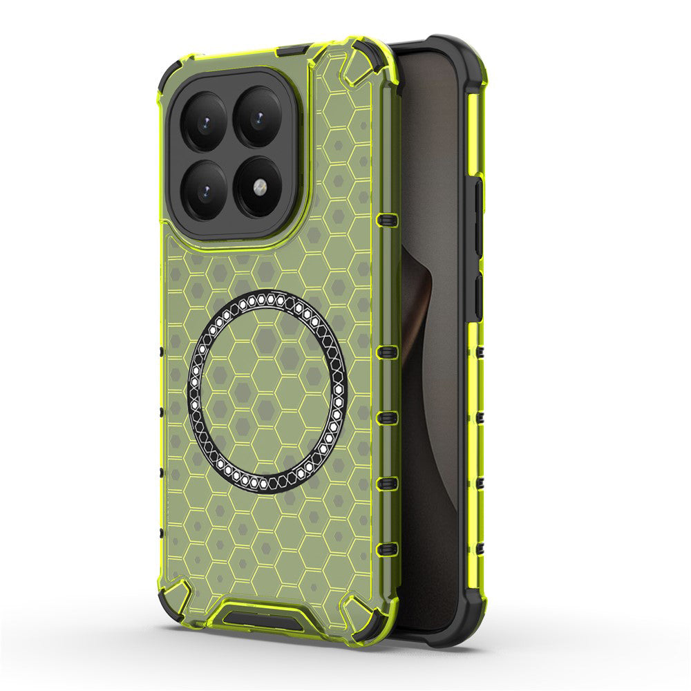 MagSafe cover til Xiaomi 15T, Techsuit, HoneyComb Shield, Grøn