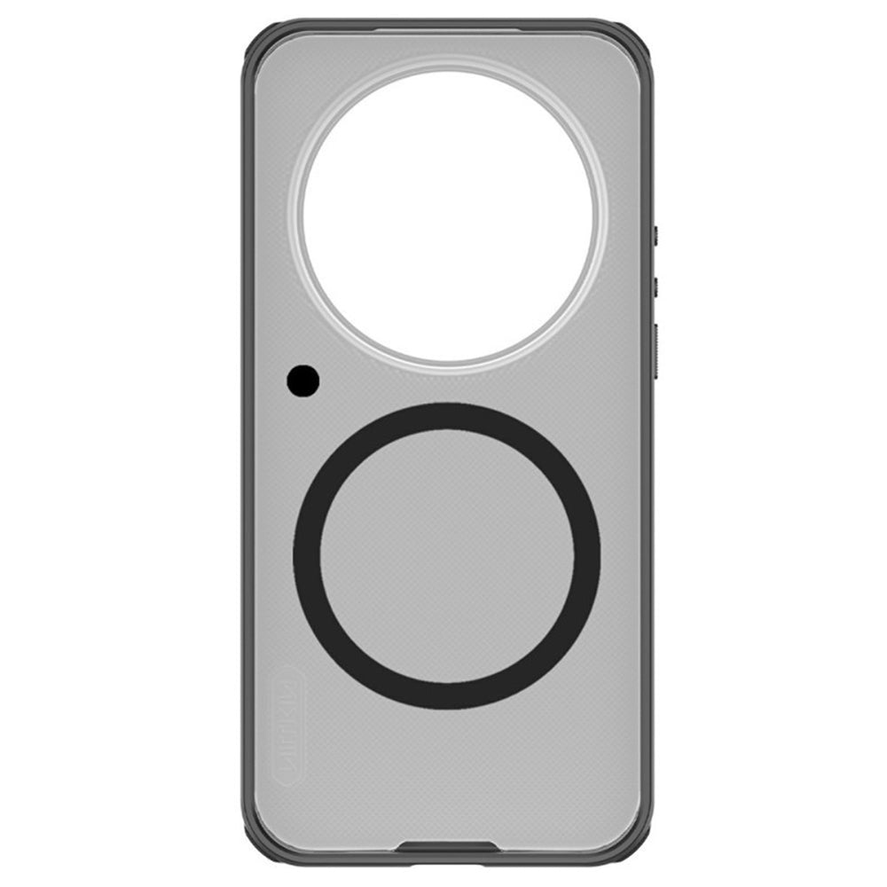 MagSafe-etui til Xiaomi 17 Ultra, Nillkin, Super Shield Pro, Sort Transparent Satin