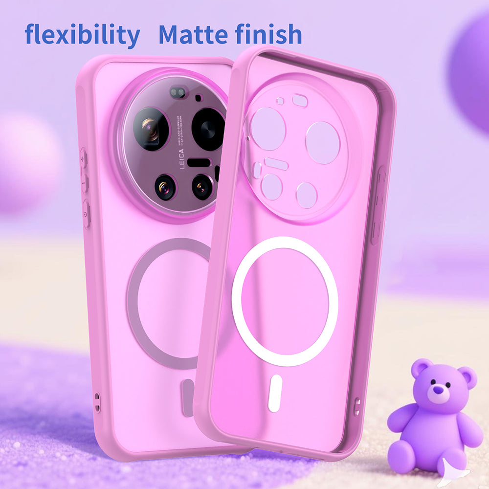 MagSafe cover til Xiaomi 17 Ultra, Techsuit, HaloFrost II, Pink