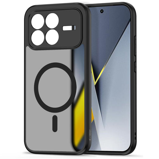 MagSafe cover til Xiaomi Poco F8 Pro, Tech-Protect, Magmat, Sort
