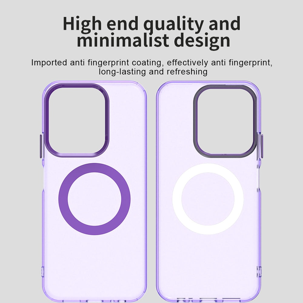 MagSafe-etui til Xiaomi Poco C85 4G / Redmi 15C 5G / 15C 4G, Techsuit, CandyCase, Lilla