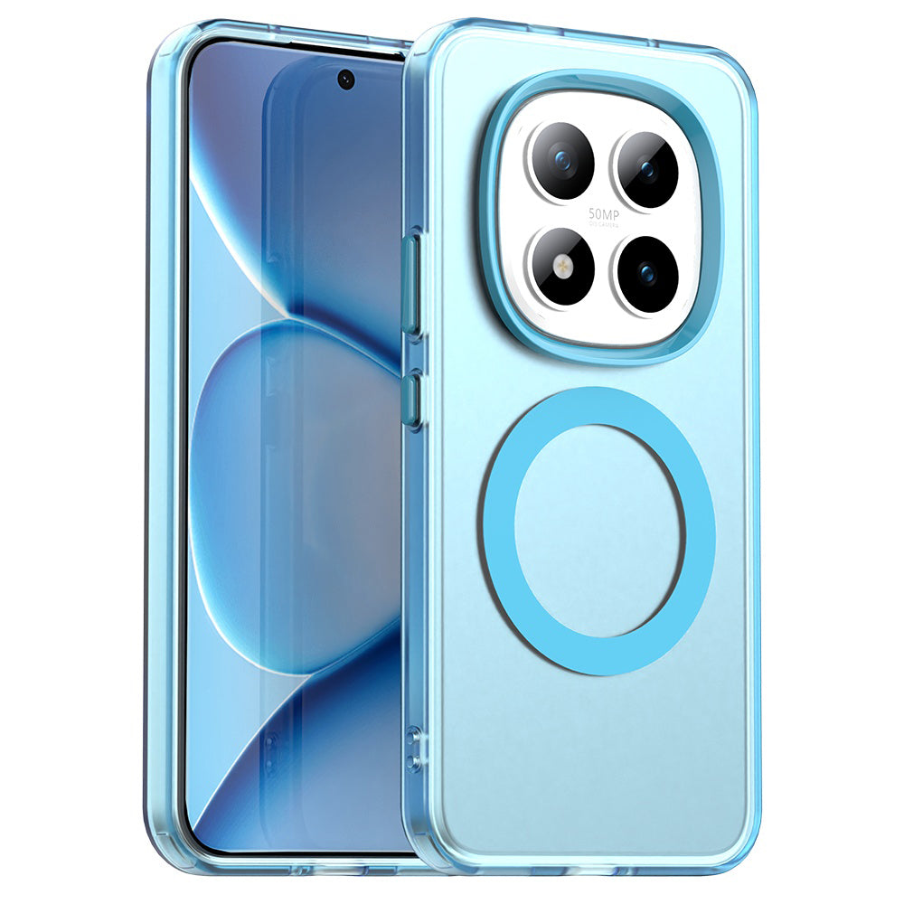 MagSafe cover til Xiaomi Poco M8 Pro / Redmi Note 15 Pro+ 5G, Techsuit, CandyCase, Blå