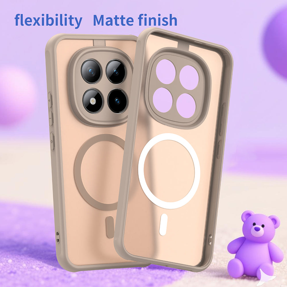 MagSafe Case for Xiaomi Poco M8 Pro / Redmi Note 15 Pro+ 5G, Techsuit, HaloFrost II, Gold