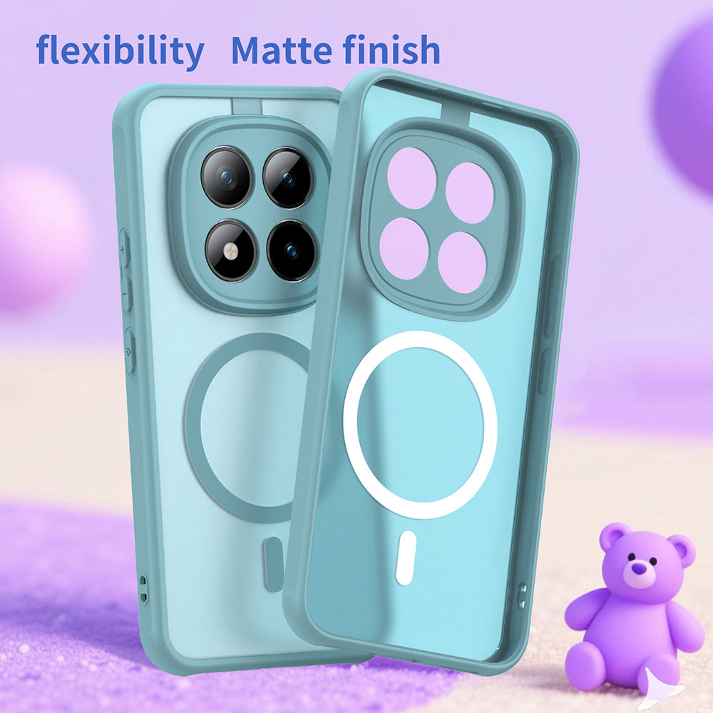 MagSafe cover til Xiaomi Poco M8 Pro / Redmi Note 15 Pro+ 5G, Techsuit, HaloFrost II, Lys Grøn