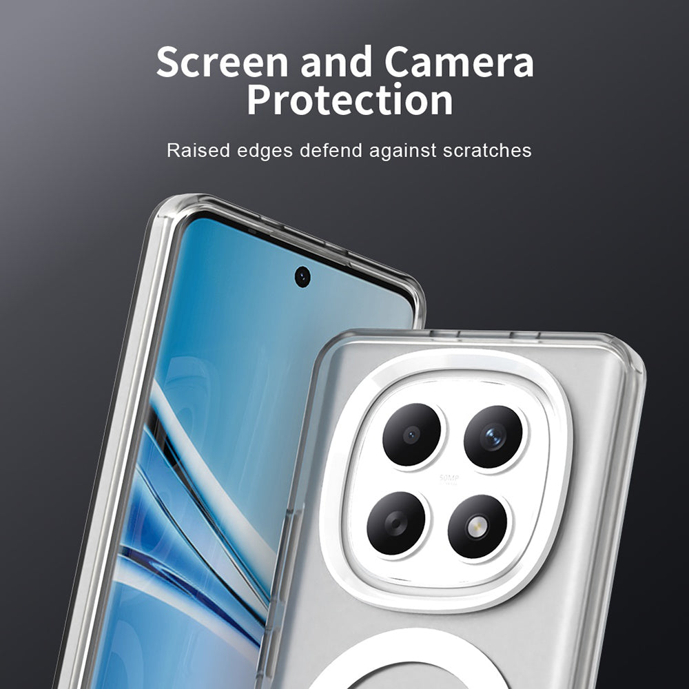 MagSafe cover til Xiaomi Poco M8 / Redmi Note 15 5G / Note 15 4G, Techsuit, CandyCase, Hvid