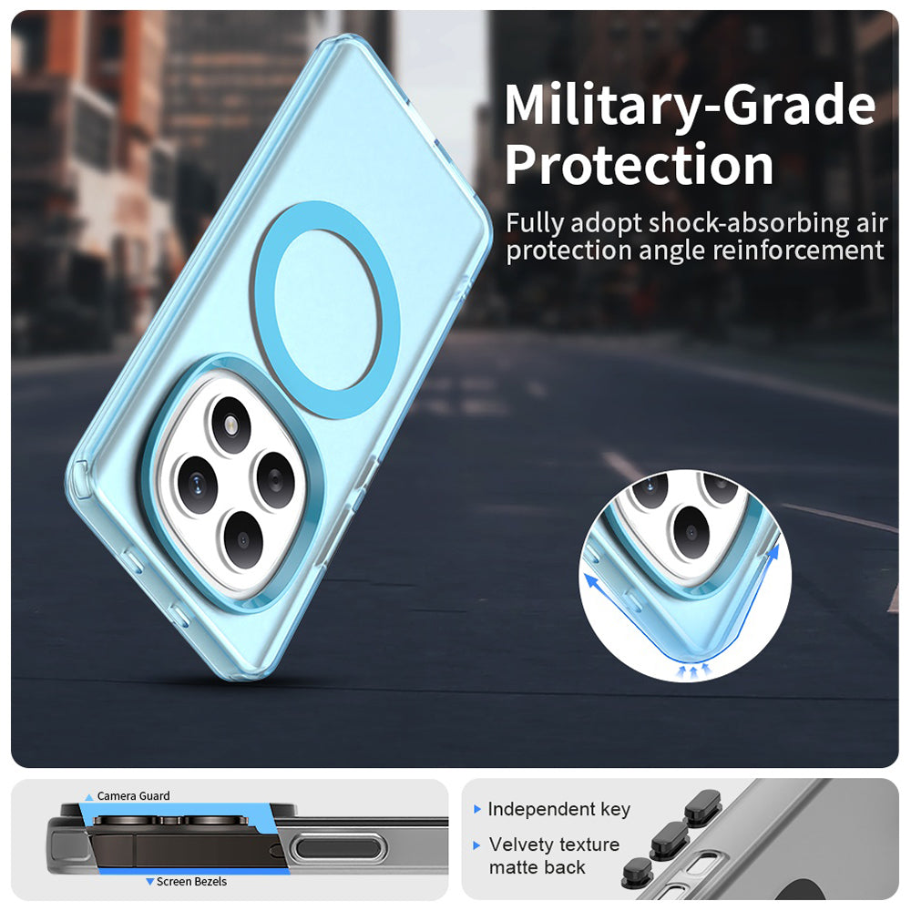 MagSafe cover til Xiaomi Poco M8 / Redmi Note 15 5G / Note 15 4G, Techsuit, CandyCase, Blå