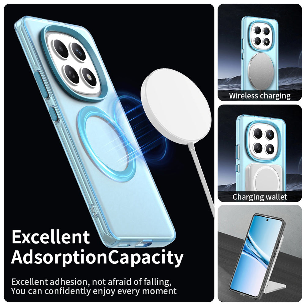MagSafe cover til Xiaomi Poco M8 / Redmi Note 15 5G / Note 15 4G, Techsuit, CandyCase, Blå
