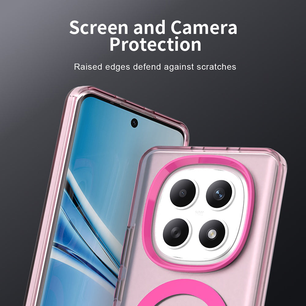 MagSafe Case for Xiaomi Poco M8 / Redmi Note 15 5G / Note 15 4G, Techsuit, CandyCase, Pink
