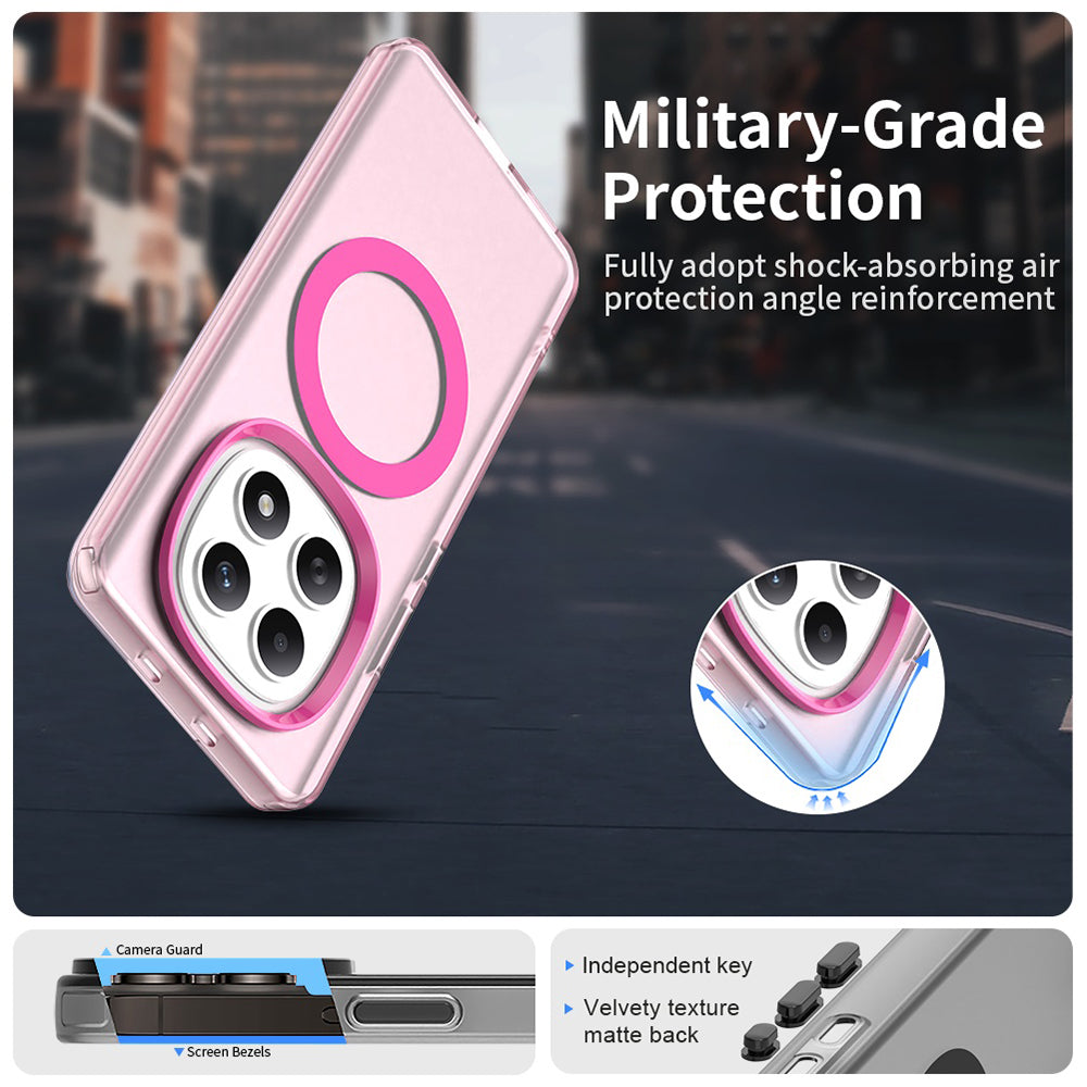 MagSafe Case for Xiaomi Poco M8 / Redmi Note 15 5G / Note 15 4G, Techsuit, CandyCase, Pink