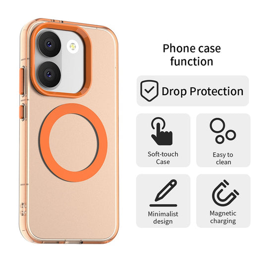 MagSafe-etui til Xiaomi Poco X8 Pro, Techsuit, CandyCase, Orange