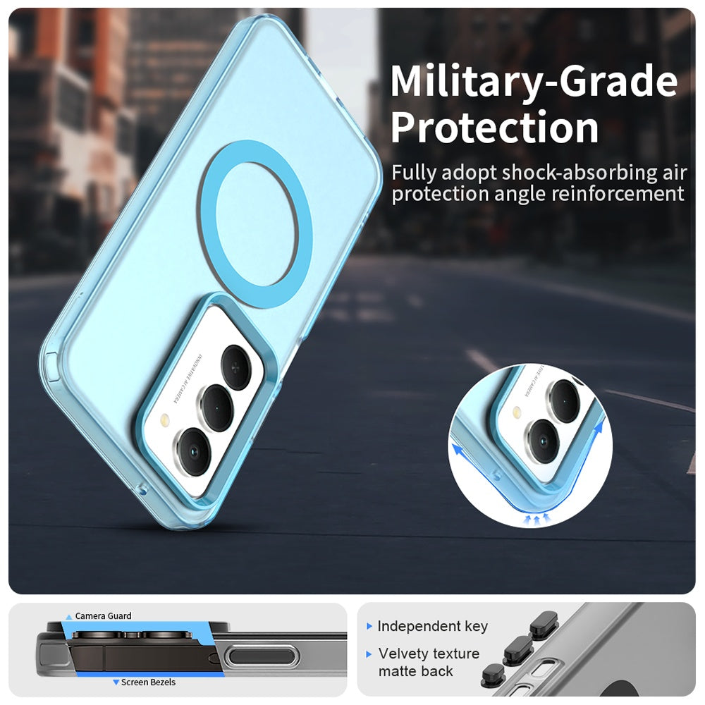 MagSafe cover til Xiaomi Redmi 15 5G / 15 4G, Techsuit, CandyCase, Blå