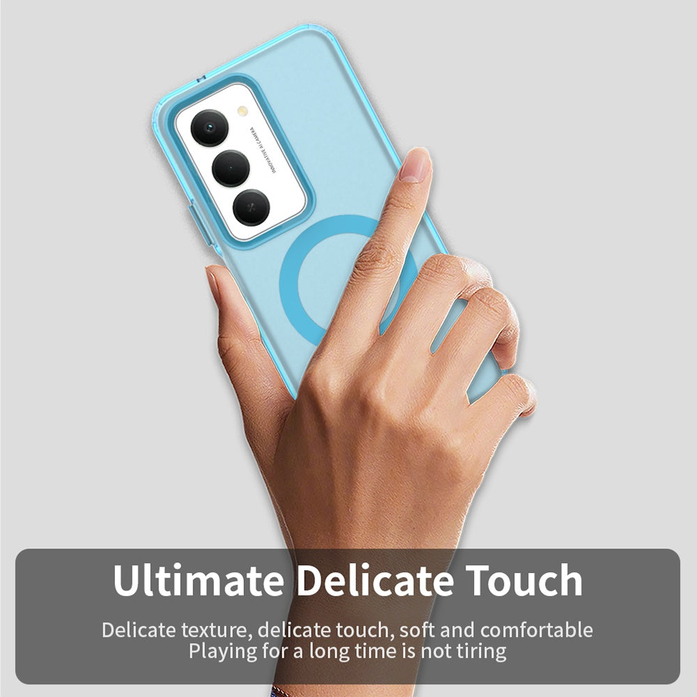 MagSafe cover til Xiaomi Redmi 15 5G / 15 4G, Techsuit, CandyCase, Blå