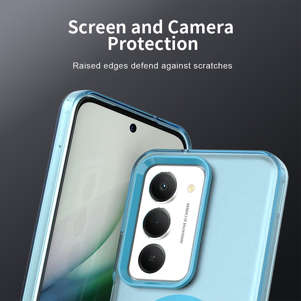 MagSafe cover til Xiaomi Redmi 15 5G / 15 4G, Techsuit, CandyCase, Blå