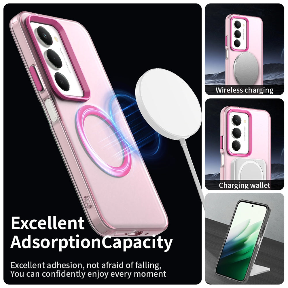 MagSafe cover til Xiaomi Redmi 15 5G / 15 4G, Techsuit, CandyCase, Pink