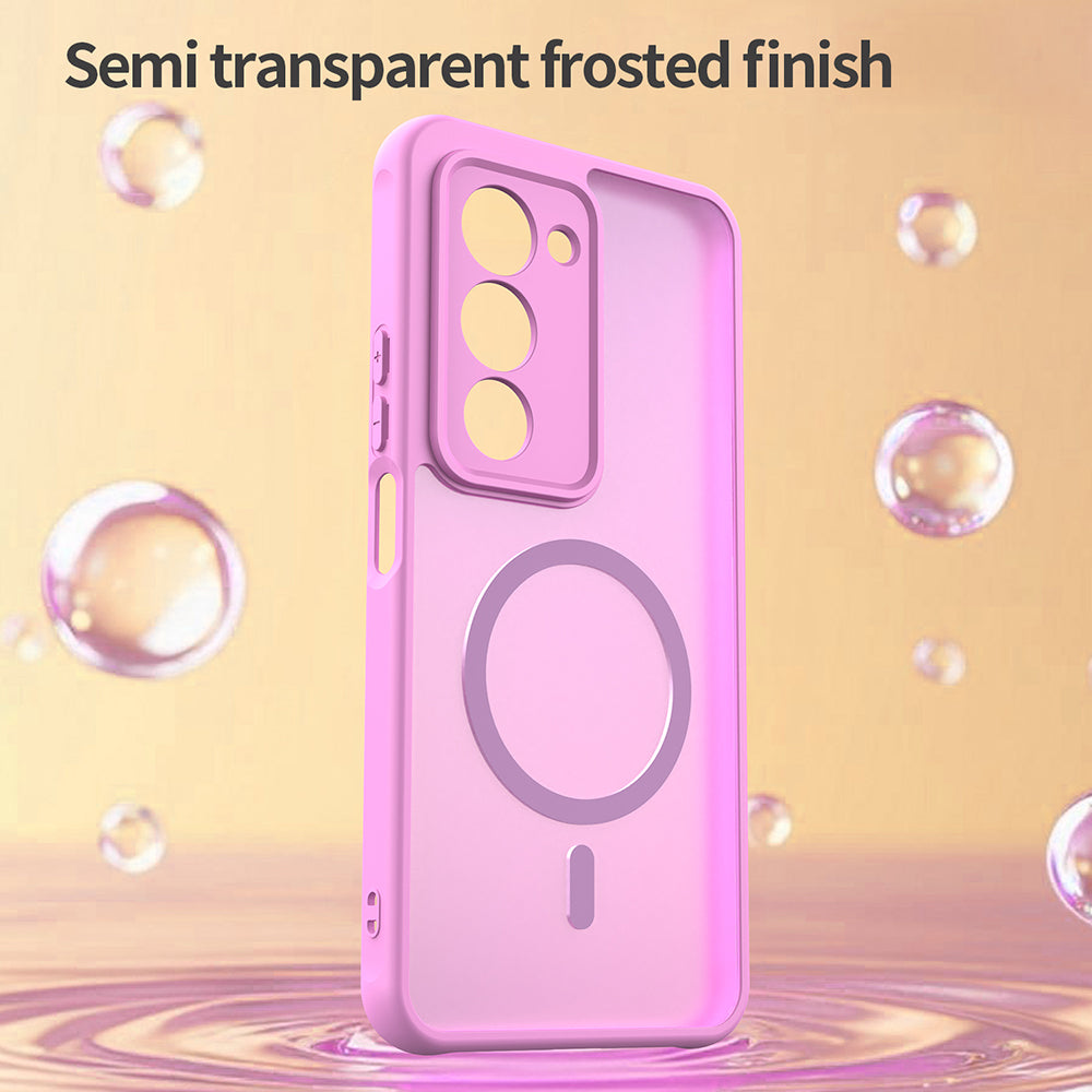 MagSafe Case for Xiaomi Redmi 15 5G / 15 4G, Techsuit, HaloFrost II, Pink