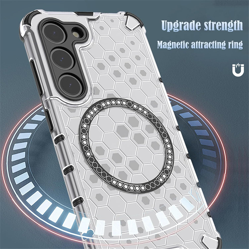 MagSafe cover til Xiaomi Redmi 15 5G / 15 4G, Techsuit, HoneyComb Shield, Sort